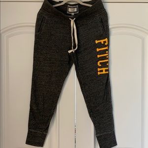 Abercrombie and Fitch Ladies size md gray jogger